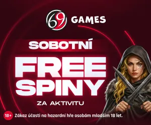 69 GAMES — sobotní free spiny za aktivitu