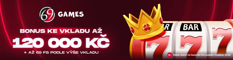 69 GAMES — vstupní bonus 150 % až 120 000 Kč